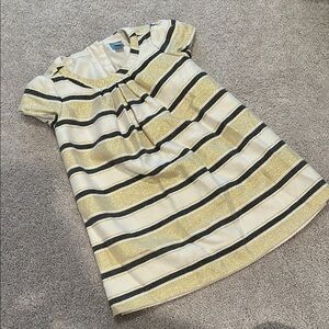 GAP Gold, Cream and Black Dress